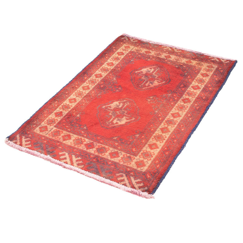 Turkaman tapijt - 85 x 67 cm - rood