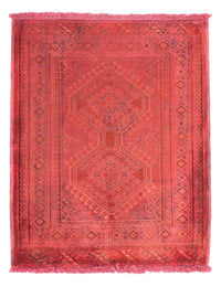 Pakistaans tapijt - 89 x 68 cm - rood