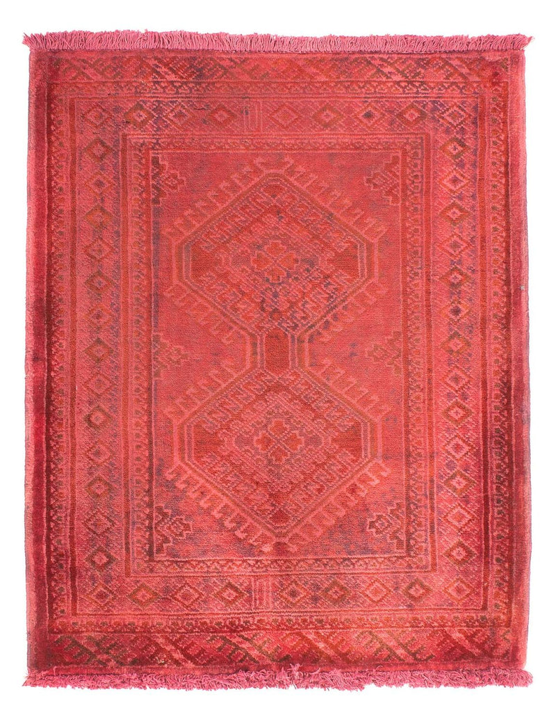 Pakistaans tapijt - 89 x 68 cm - rood