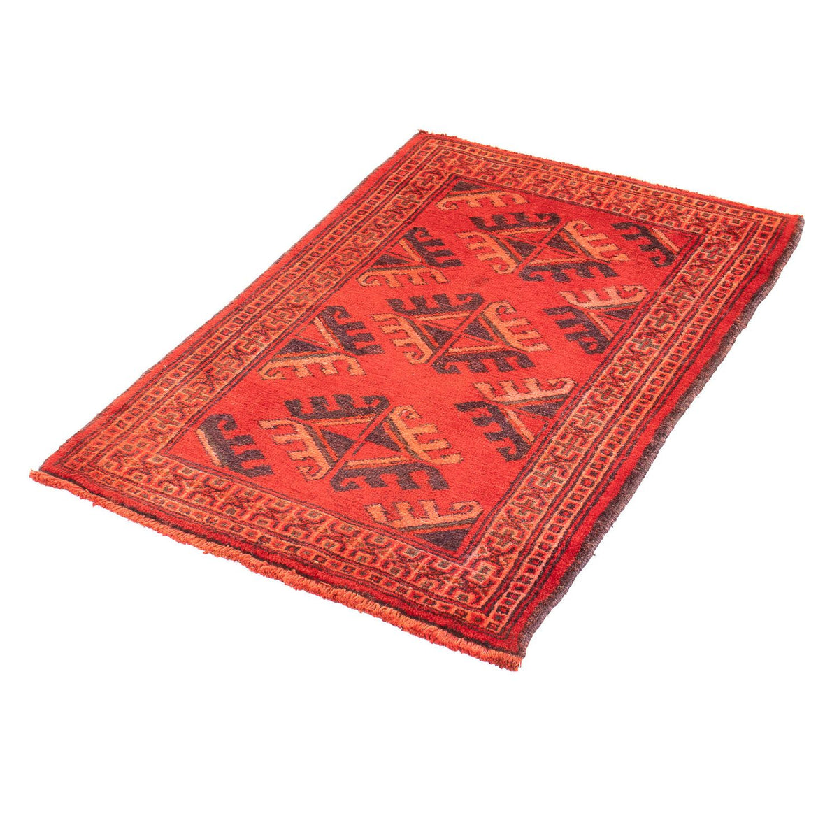Pakistaans tapijt - 92 x 63 cm - rood