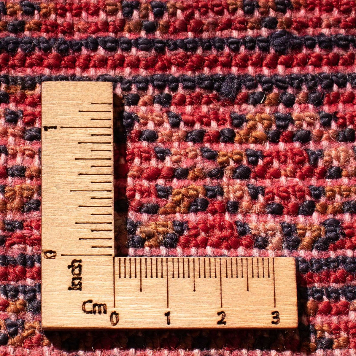 Pakistaans tapijt - 86 x 60 cm - donkerrood