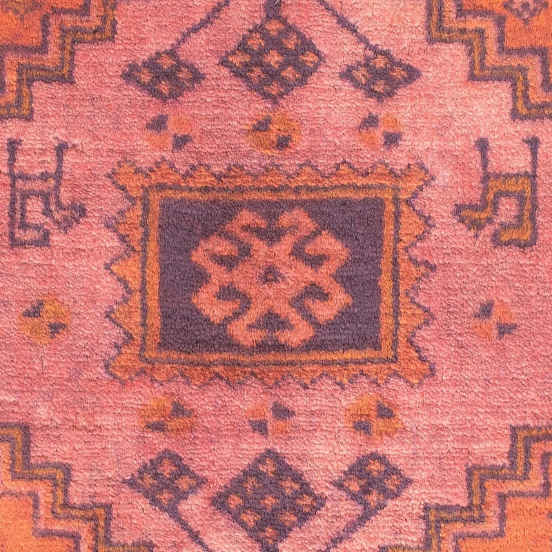 Turkaman tapijt - 80 x 67 cm - licht rood