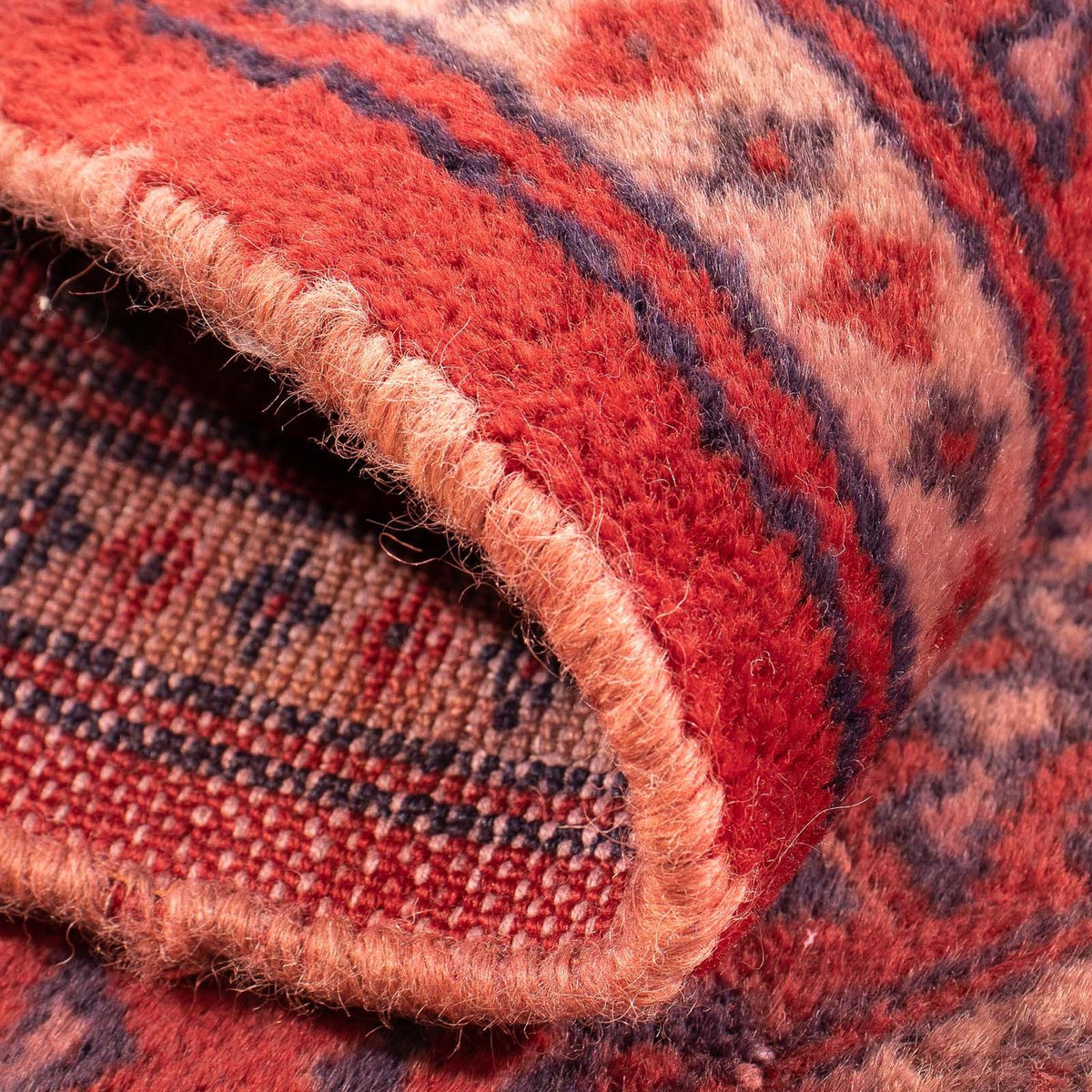 Turkaman tapijt - 86 x 57 cm - donkerrood