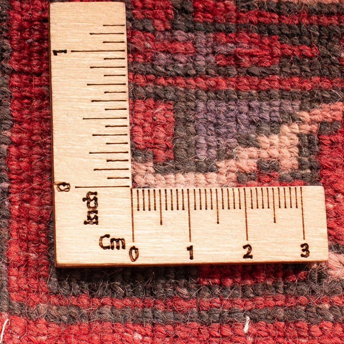 Turkaman tapijt - 92 x 68 cm - licht rood