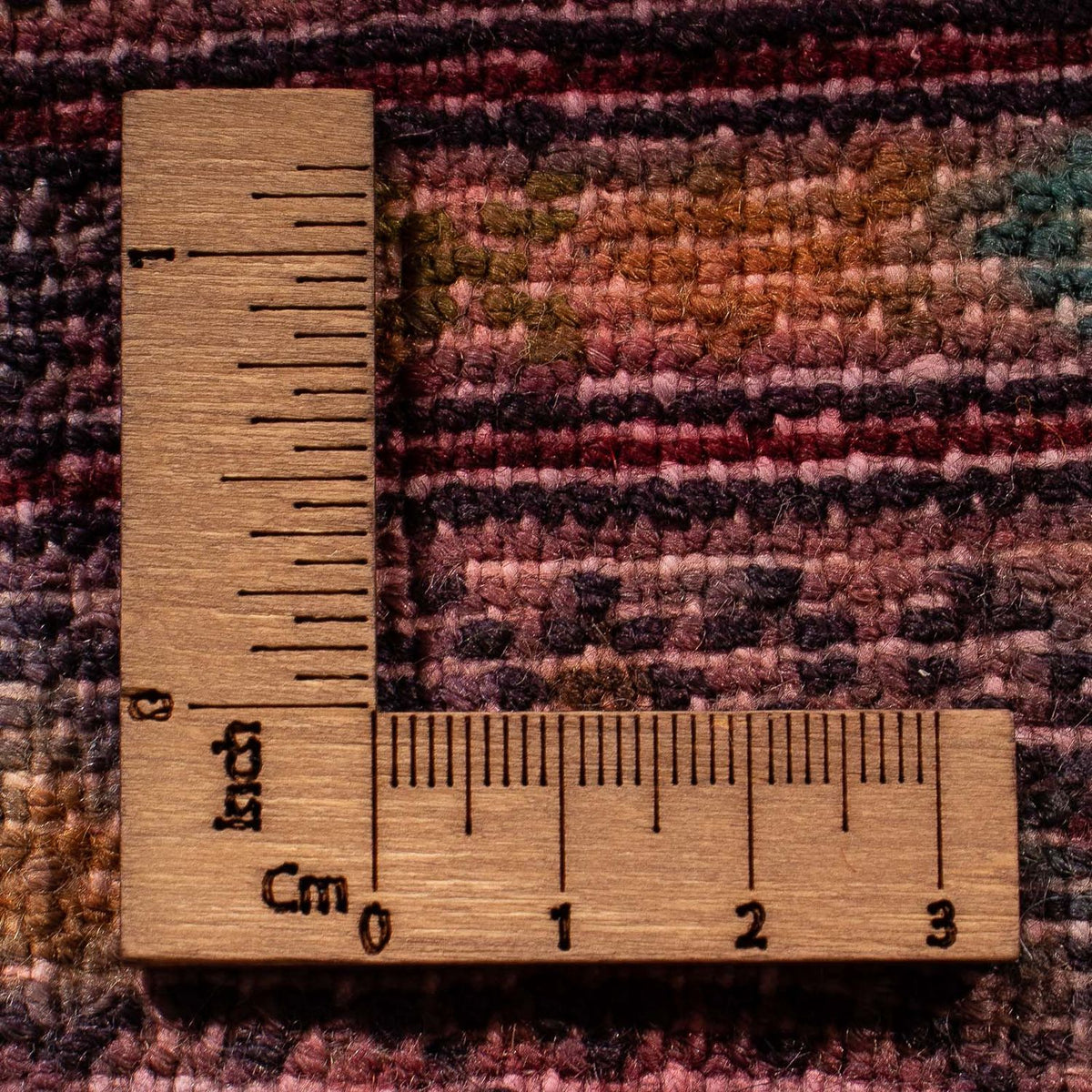 Pakistaans tapijt - 76 x 56 cm - licht rood