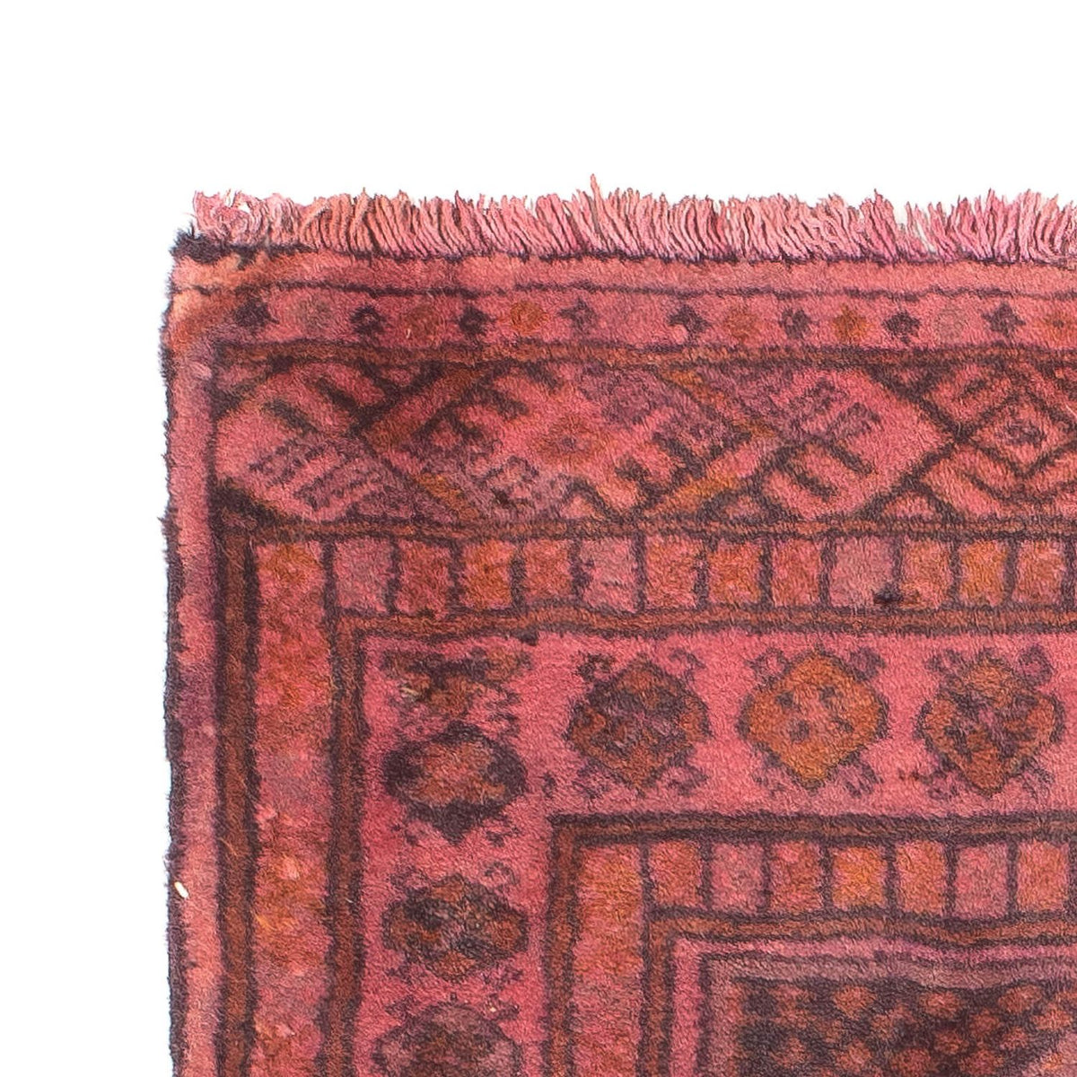 Turkaman tapijt - 86 x 63 cm - licht rood