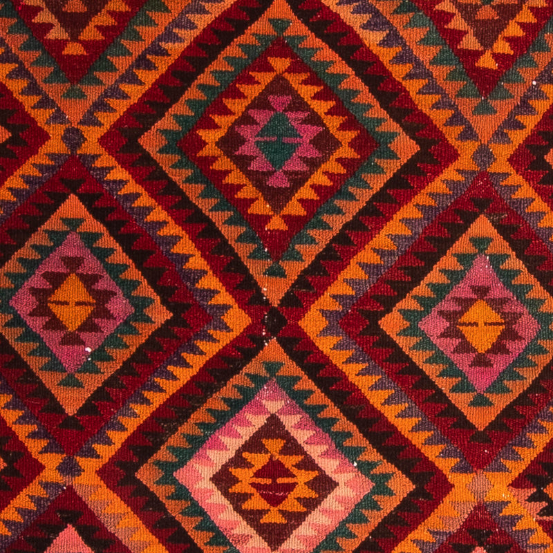 Loper Kelim tapijt - Oud - 300 x 140 cm - veelkleurig