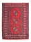 Turkaman tapijt - 82 x 61 cm - donkerrood