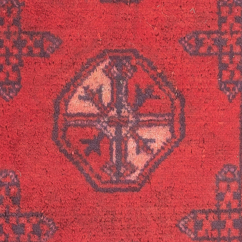 Turkaman tapijt - 82 x 61 cm - donkerrood