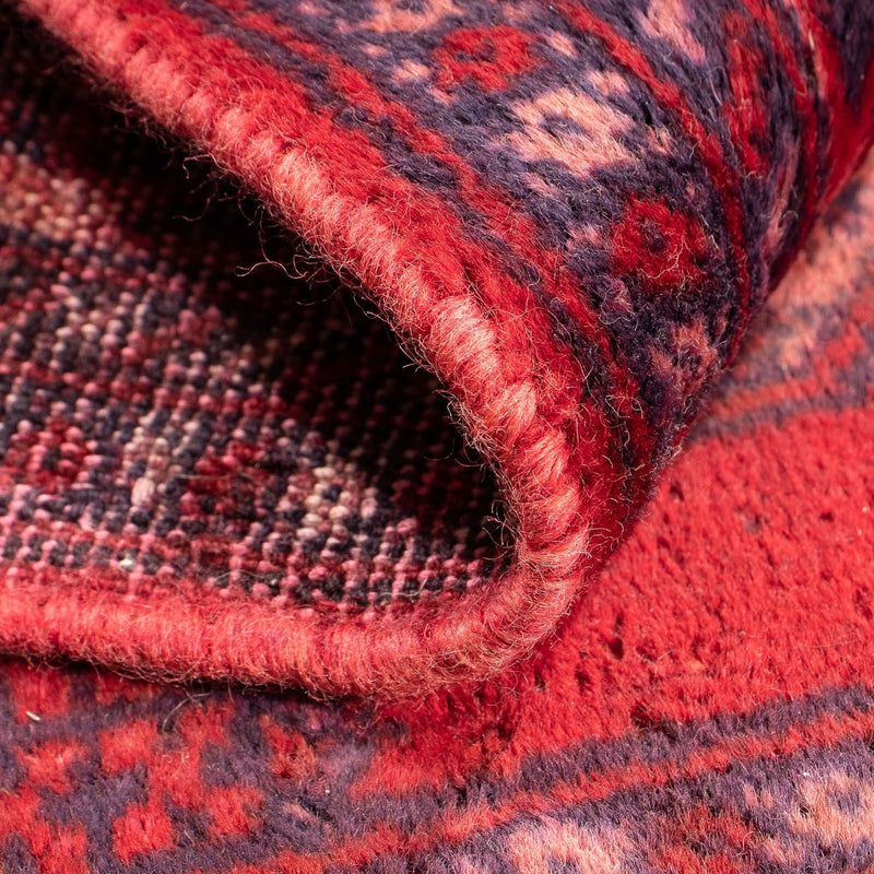 Turkaman tapijt - 82 x 61 cm - donkerrood