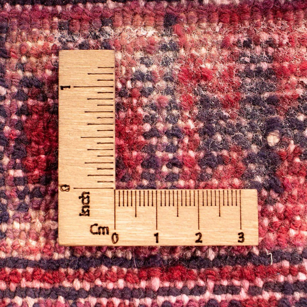 Turkaman tapijt - 82 x 61 cm - donkerrood