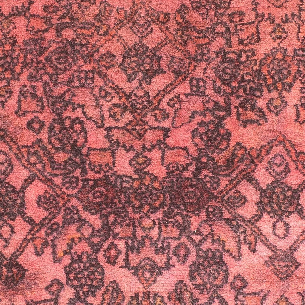 Perzisch tapijt - Klassiek vierkant  - 72 x 67 cm - licht rood