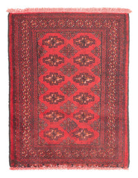 Turkaman tapijt - 83 x 62 cm - donkerrood