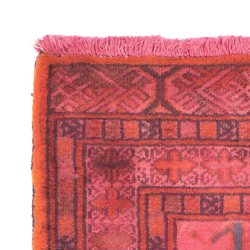 Turkaman tapijt - 86 x 63 cm - licht rood