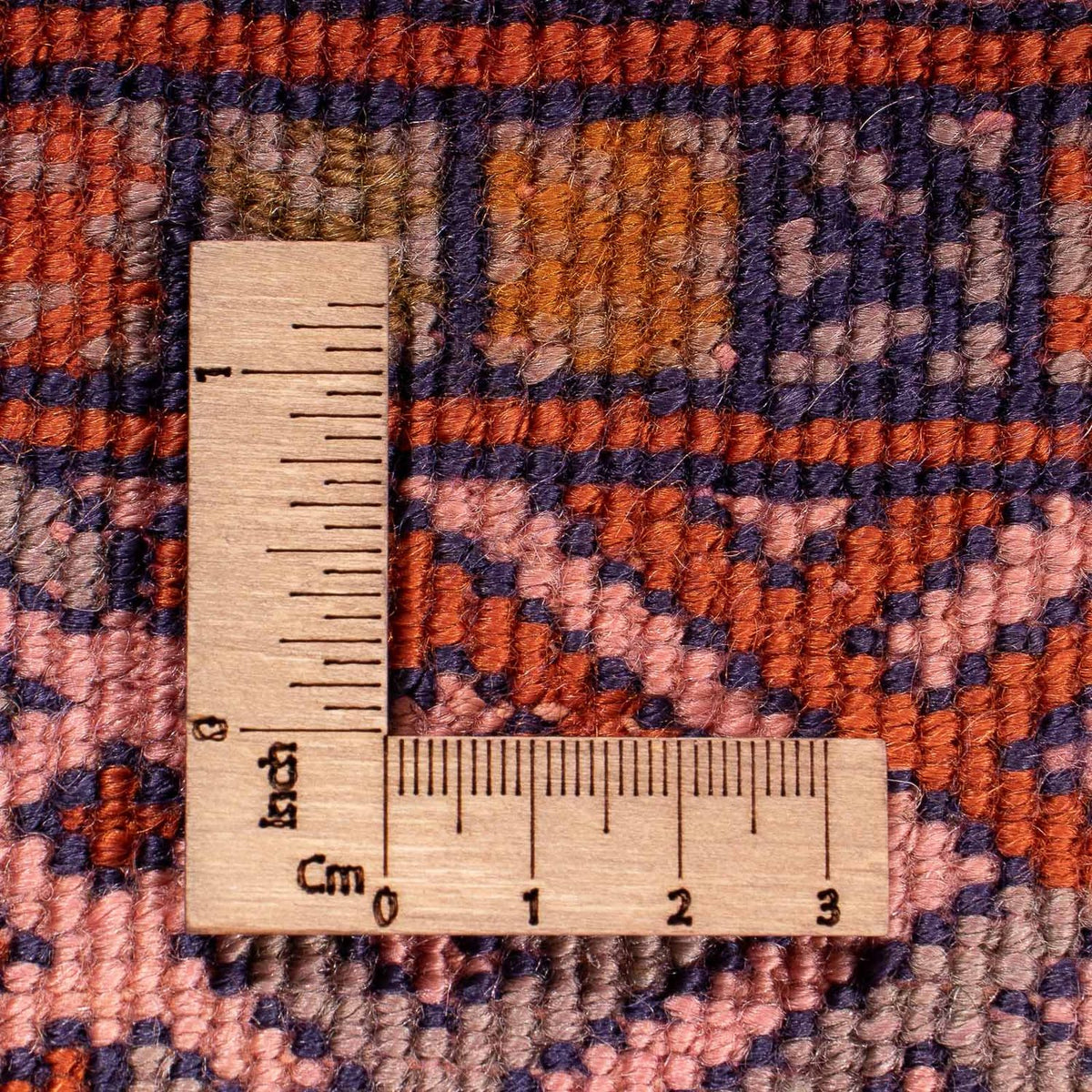 Turkaman tapijt - 86 x 63 cm - licht rood