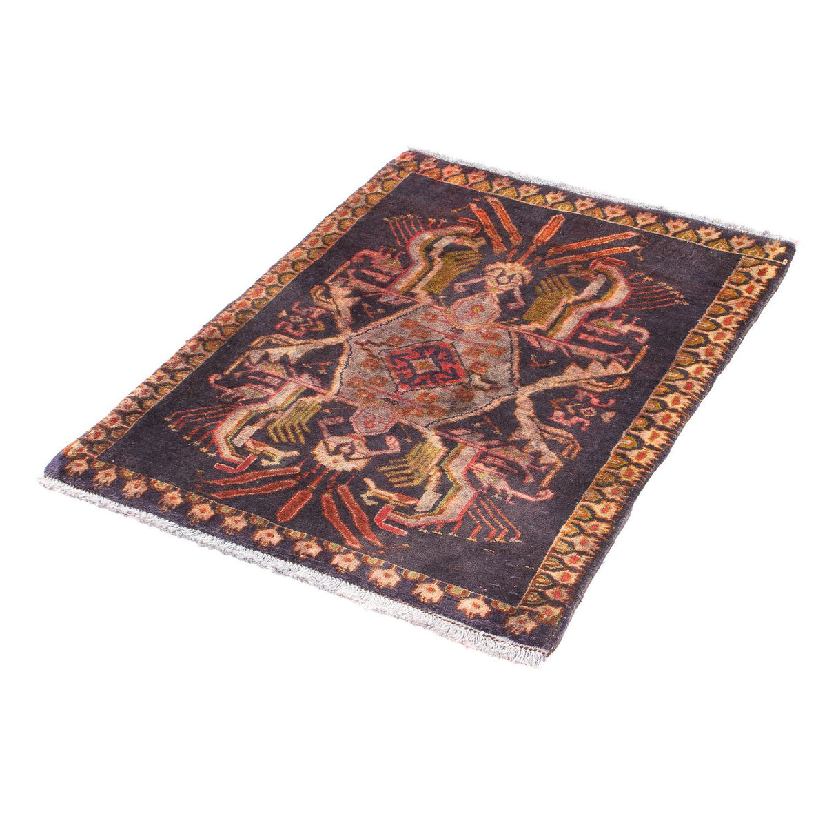 Perzisch tapijt - Klassiek - 81 x 65 cm - donkerblauw