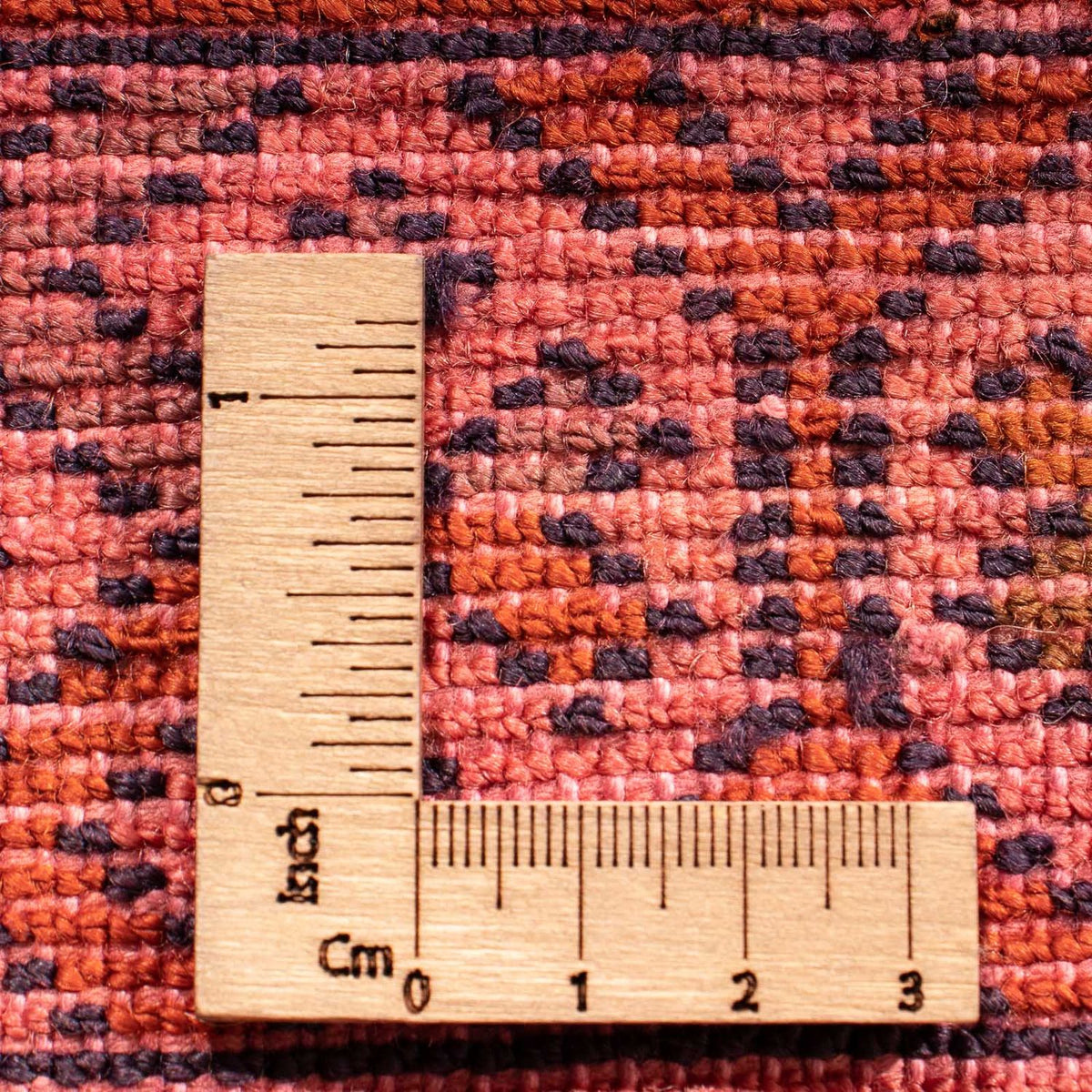 Turkaman tapijt - 88 x 57 cm - licht rood