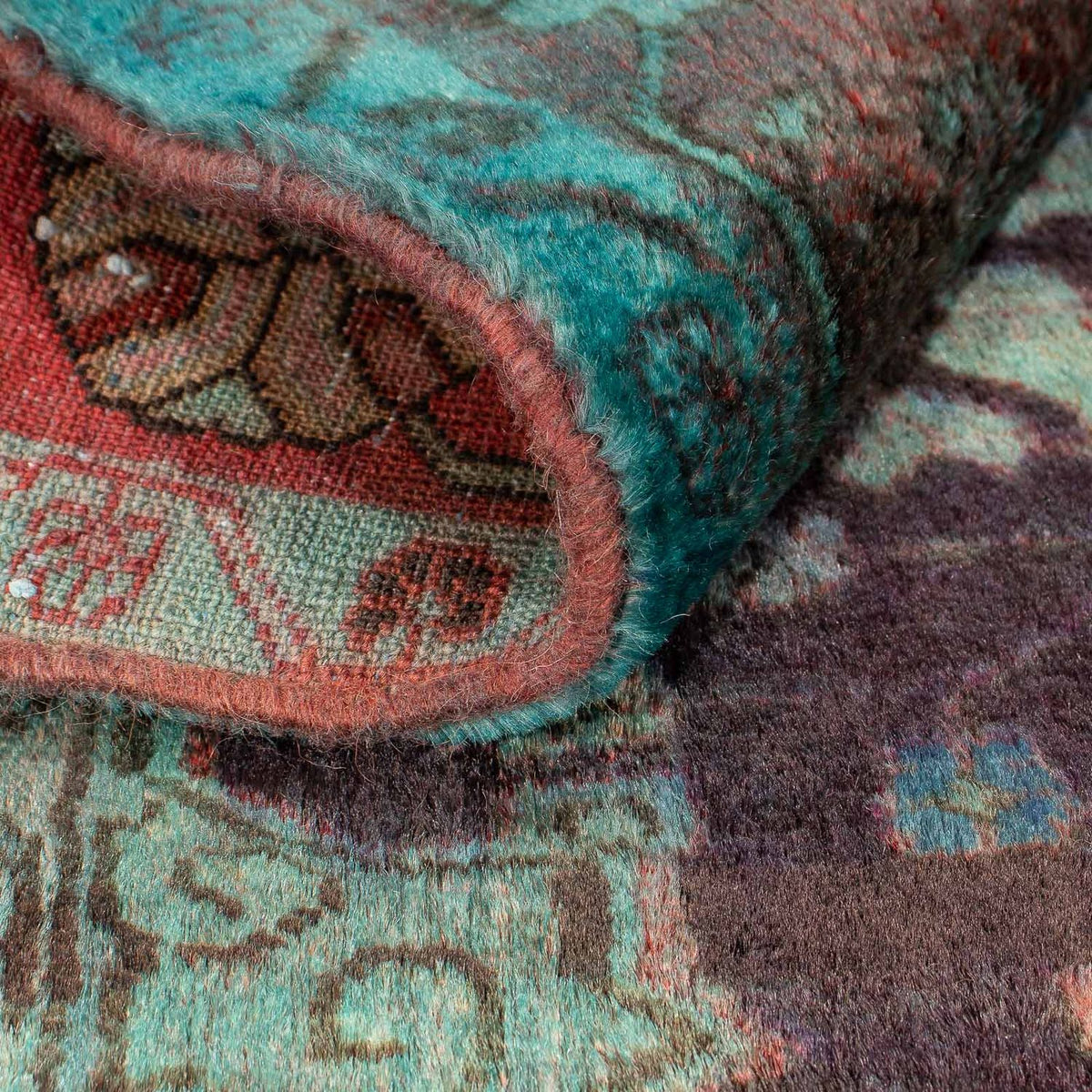 Perzisch Tapijt - Nomadisch - 120 x 97 cm - lichtblauw