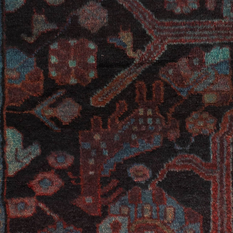 Perzisch Tapijt - Nomadisch - 134 x 95 cm - donkerblauw