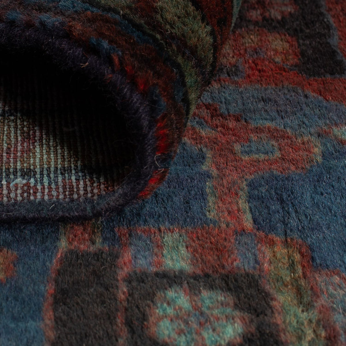 Perzisch Tapijt - Nomadisch - 134 x 95 cm - donkerblauw