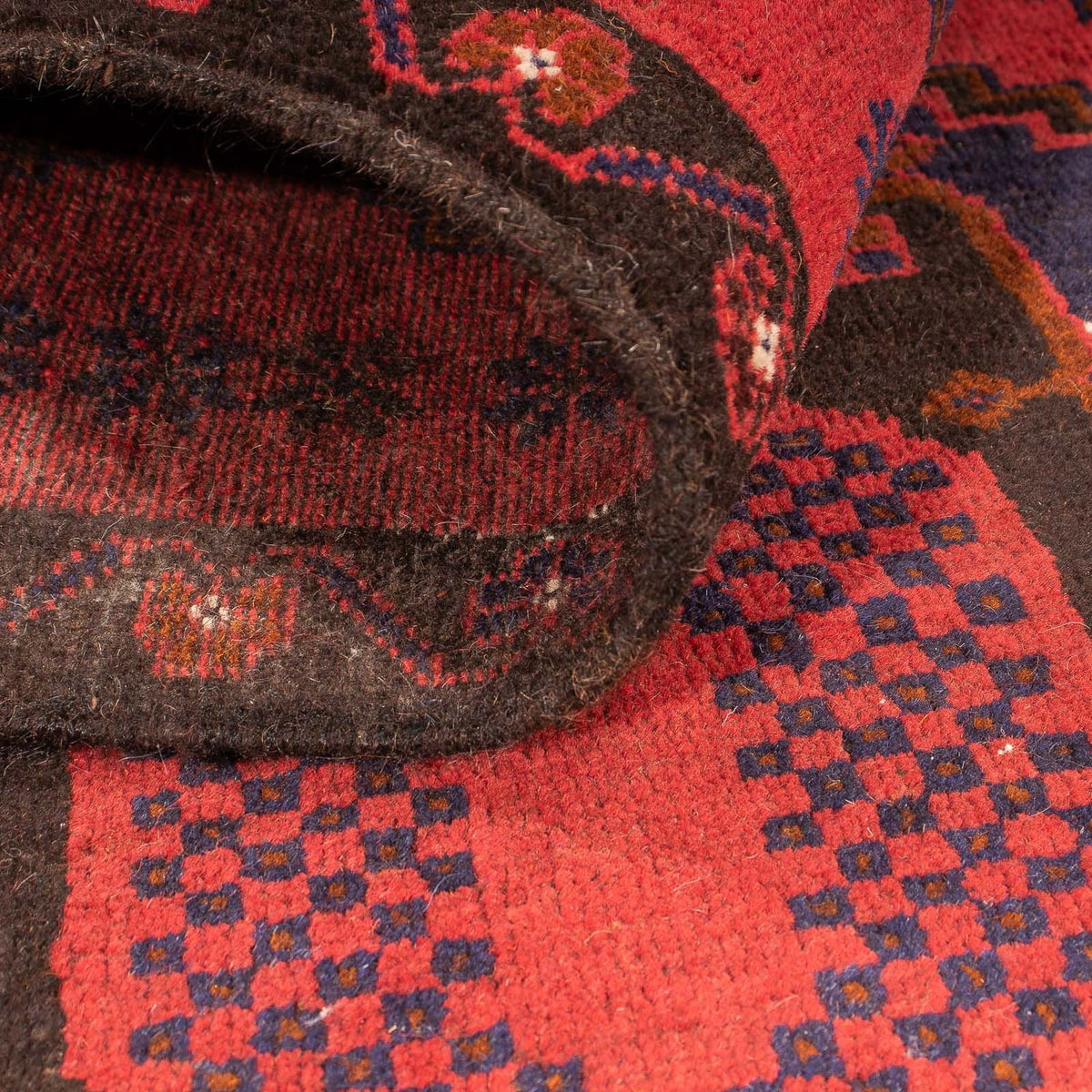 Baluch tapijt - 140 x 92 cm - donkerrood