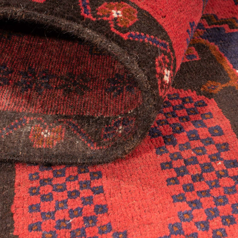 Baluch tapijt - 140 x 92 cm - donkerrood