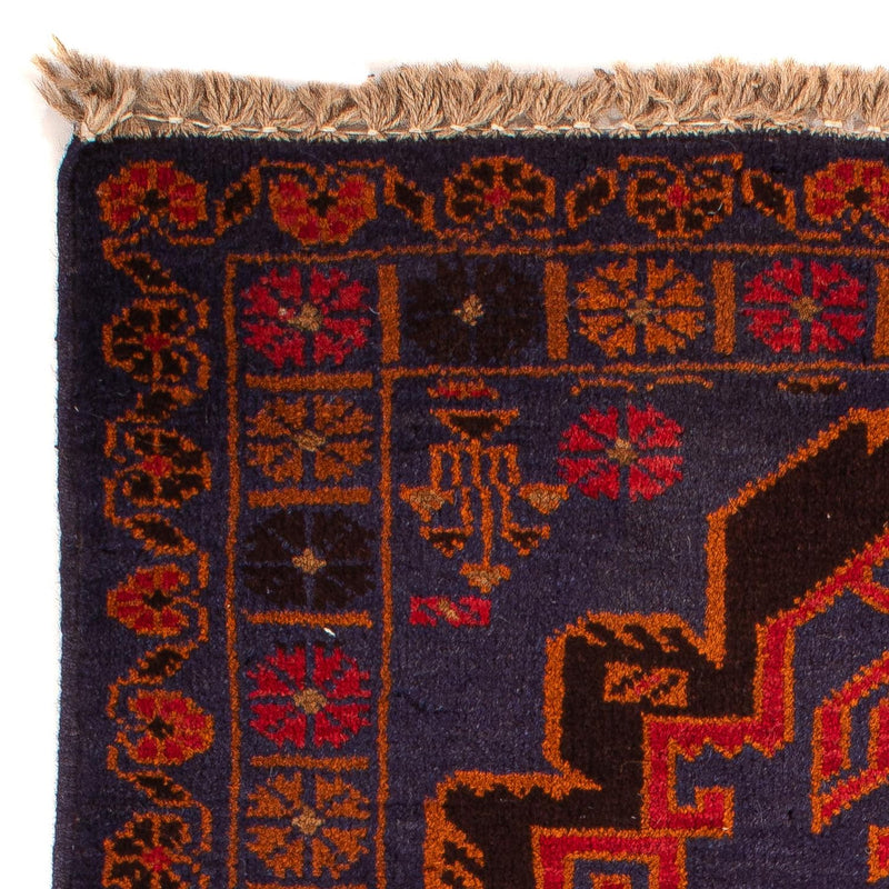 Baluch tapijt - 133 x 76 cm - donkerblauw