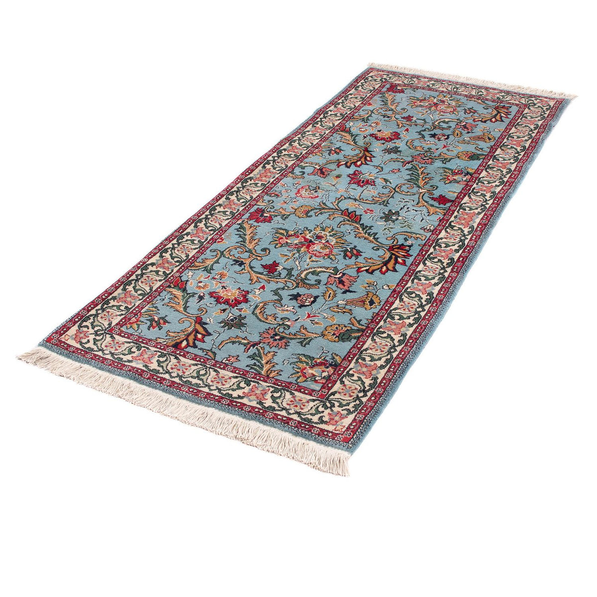 Oosters tapijt - Indus - 194 x 81 cm - lichtblauw