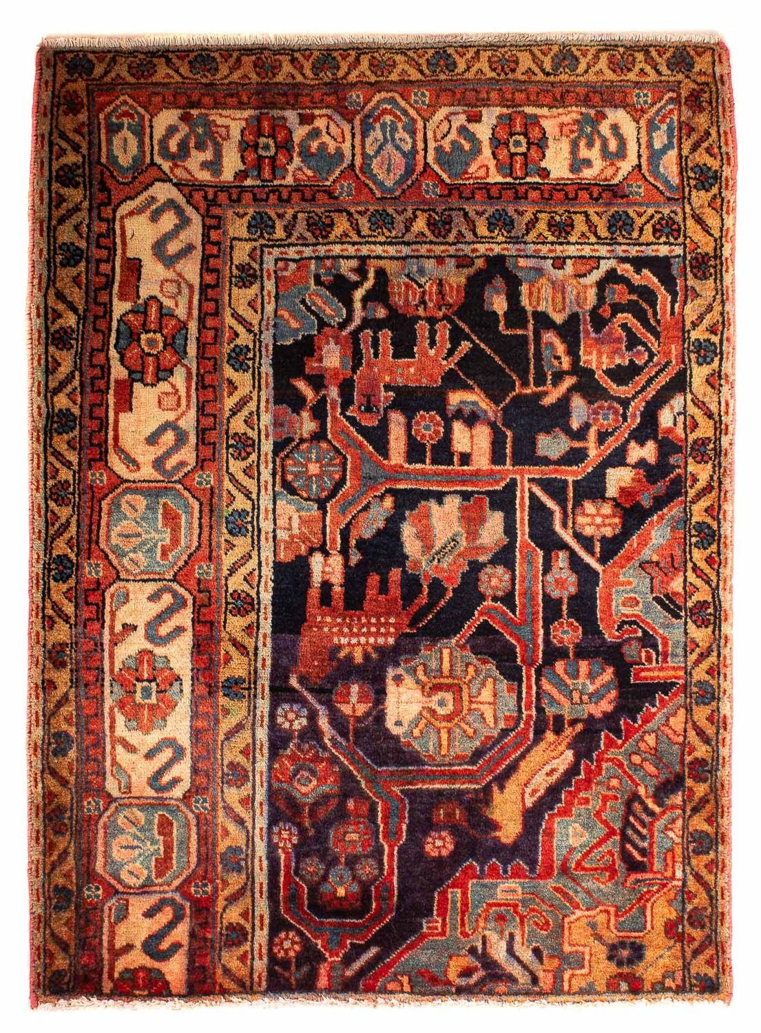 Perzisch Tapijt - Nomadisch - 120 x 88 cm - veelkleurig