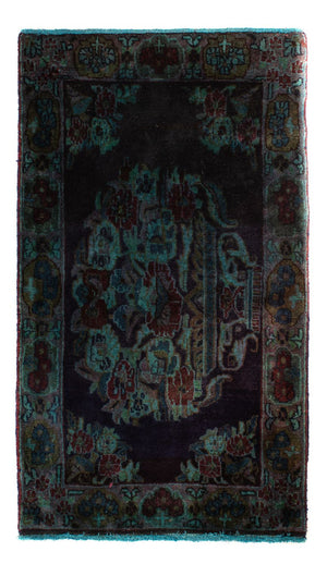 Perzisch tapijt - Keshan - 117 x 65 cm - donkerblauw