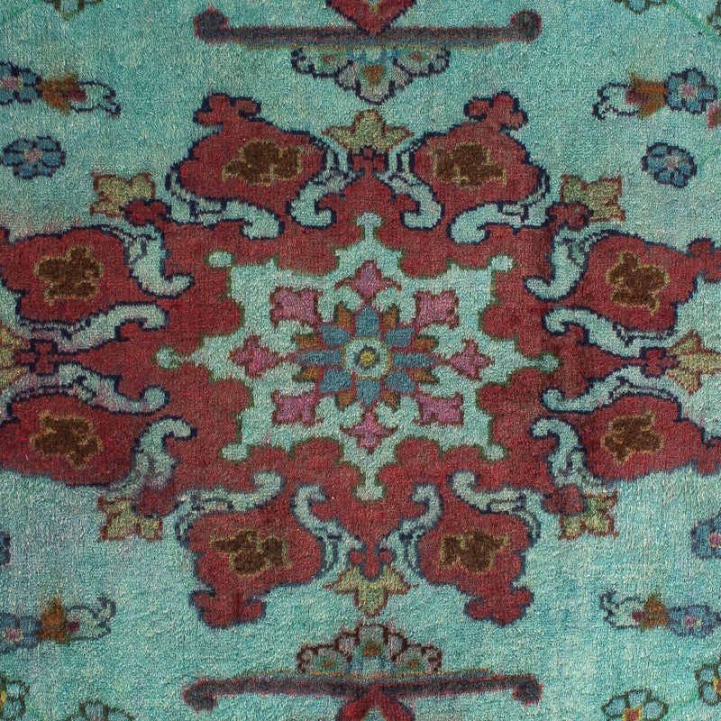 Perzisch tapijt - Klassiek vierkant  - 105 x 104 cm - lichtblauw