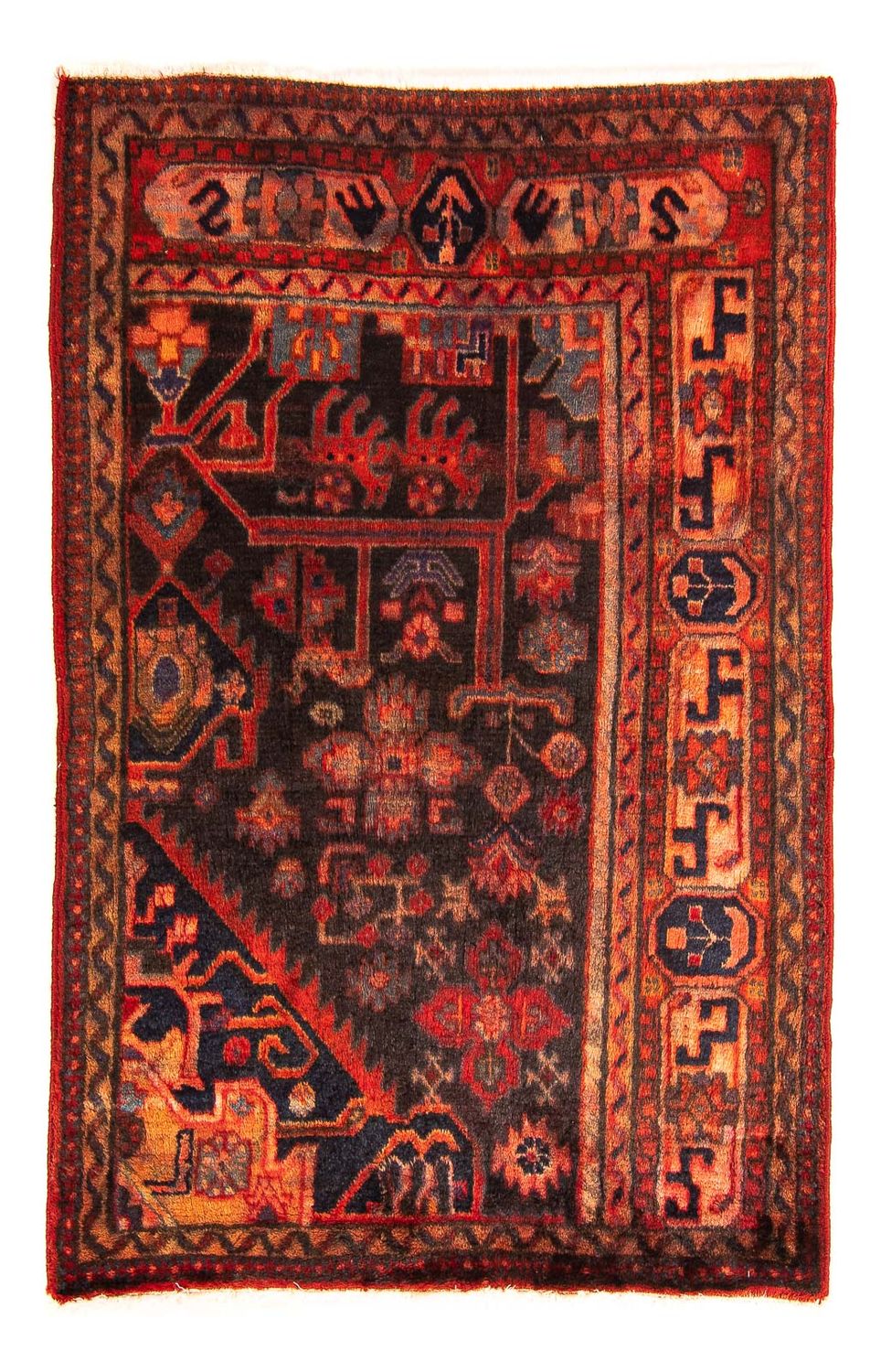 Perzisch Tapijt - Nomadisch - 133 x 94 cm - veelkleurig