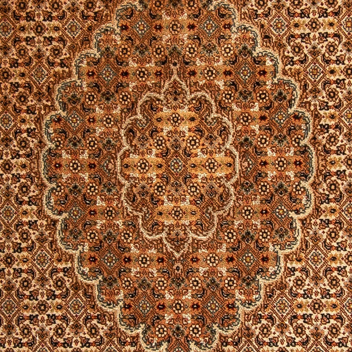 Perzisch tapijt - Tabriz - Royal - 158 x 102 cm - lichtbruin