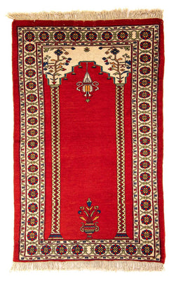 Afghaans tapijt - Bukhara - 158 x 94 cm - donkerrood
