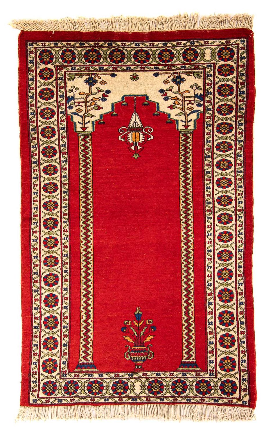 Afghaans tapijt - Bukhara - 158 x 94 cm - donkerrood