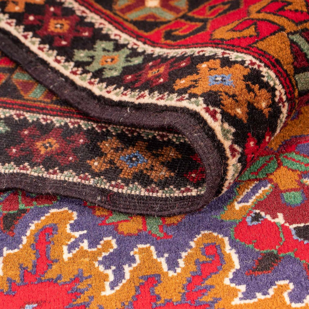 Loper Afghaans tapijt - 205 x 114 cm - donkerrood