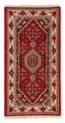 Oosters tapijt - Bijar - Indus - 141 x 71 cm - donkerrood