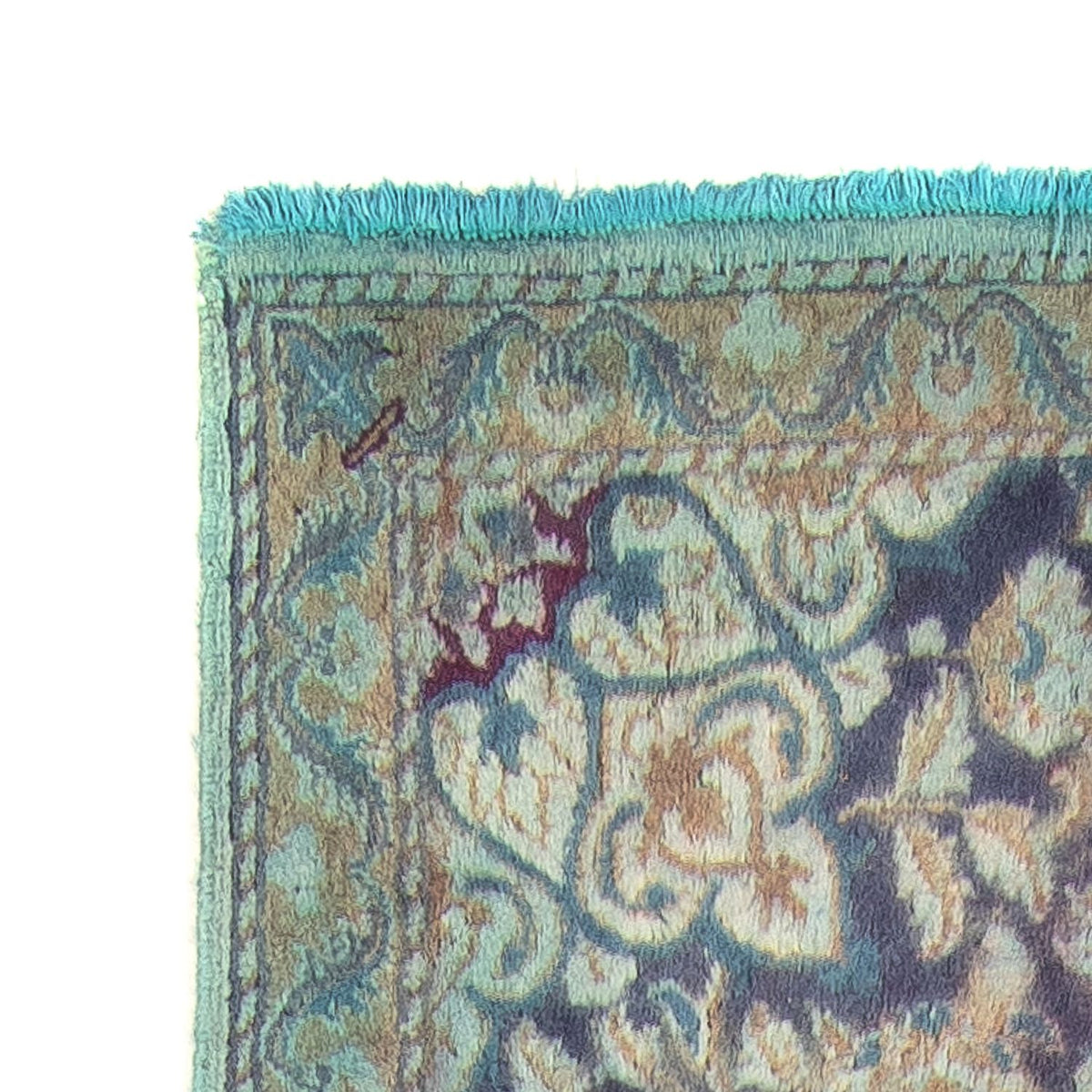 Loper Perzisch tapijt - Nain - Koninklijk - 290 x 92 cm - donkerblauw