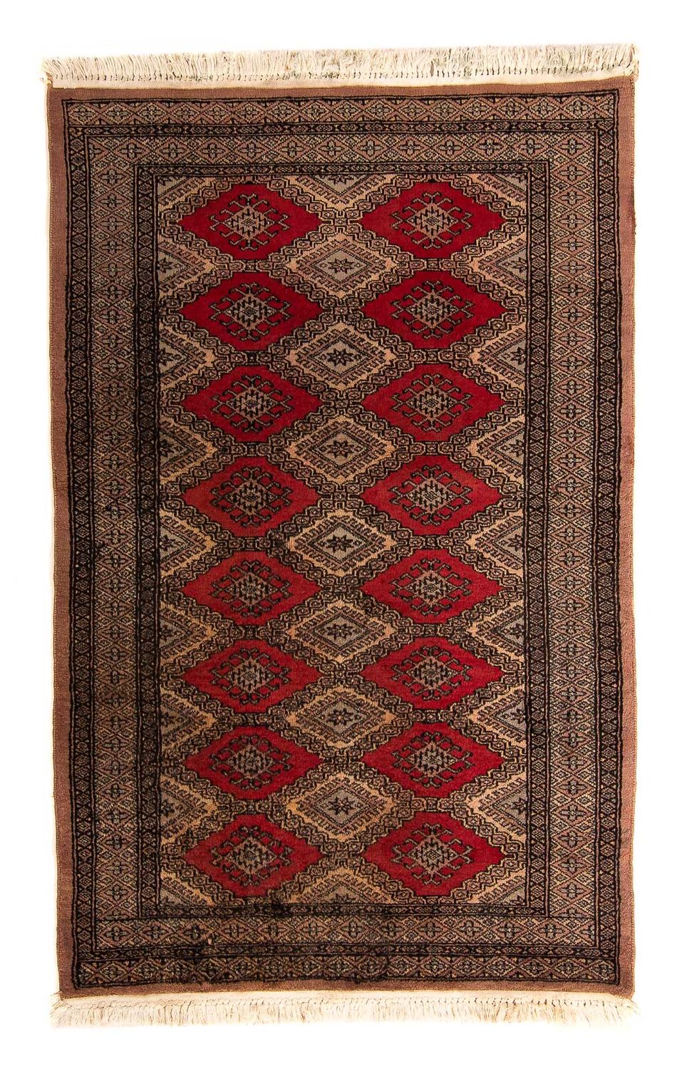 Pakistaans tapijt - 150 x 96 cm - donkerrood