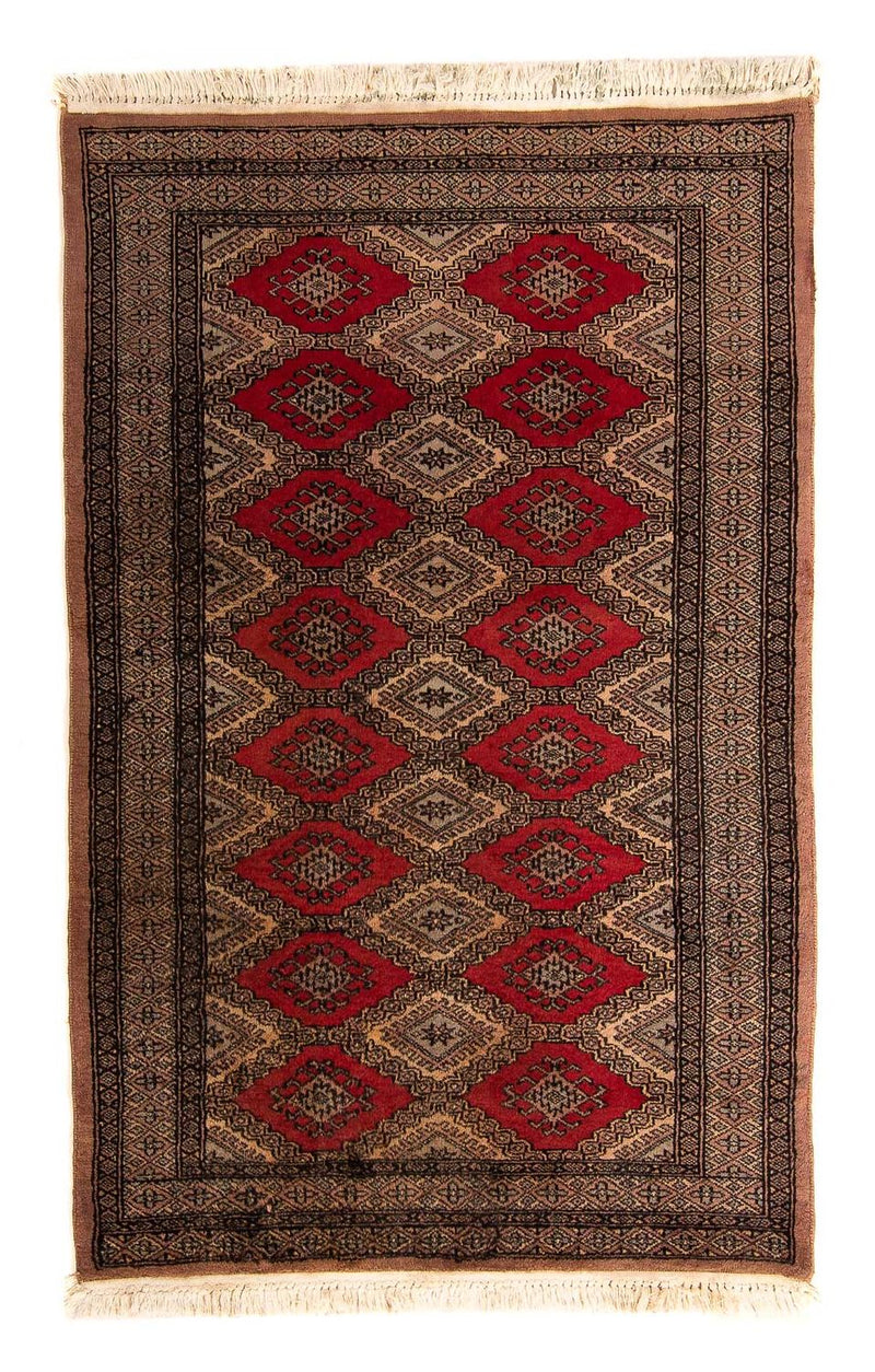 Pakistaans tapijt - 150 x 96 cm - donkerrood