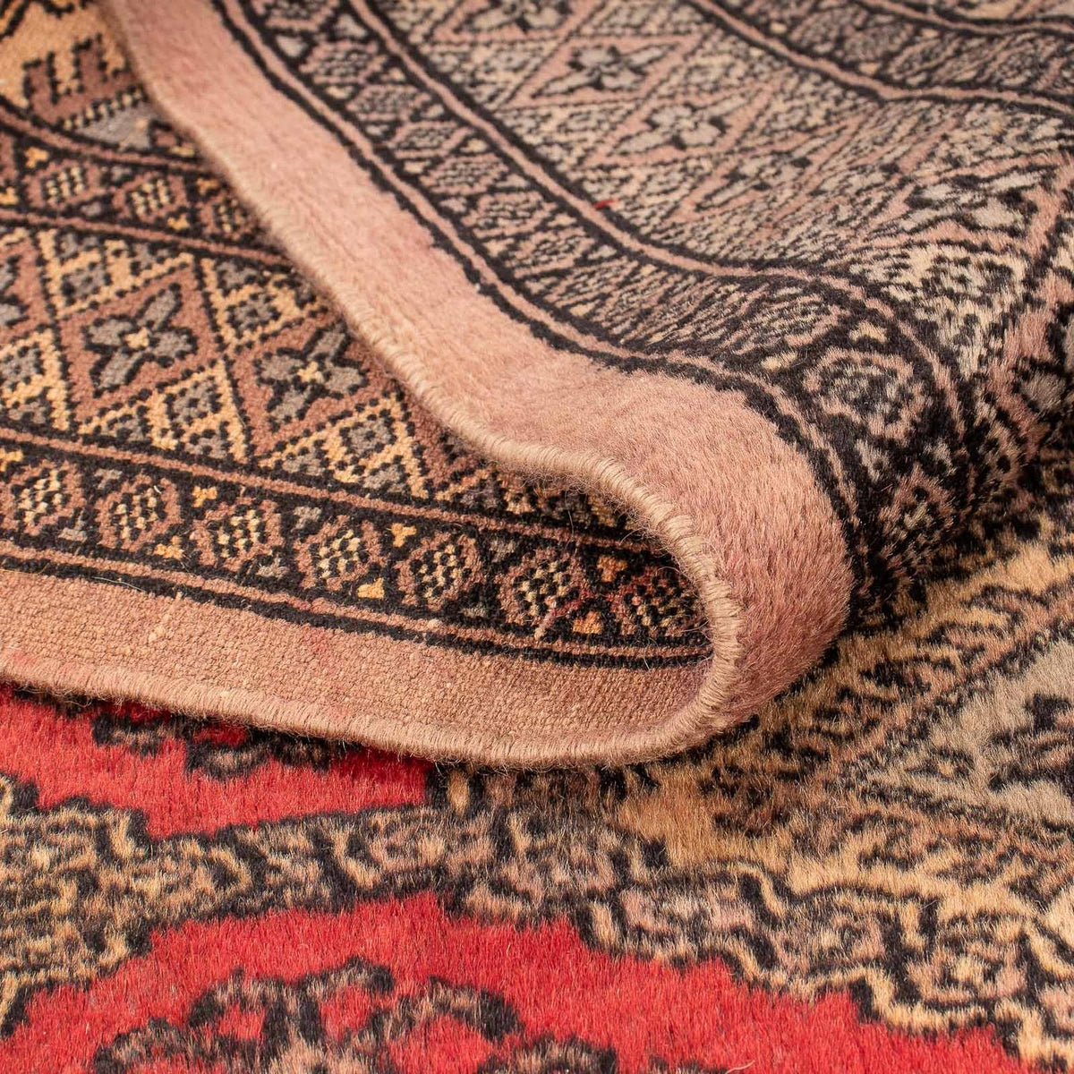 Pakistaans tapijt - 150 x 96 cm - donkerrood