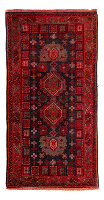 Baluch tapijt - 154 x 78 cm - donkerrood