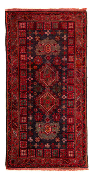 Baluch tapijt - 154 x 78 cm - donkerrood