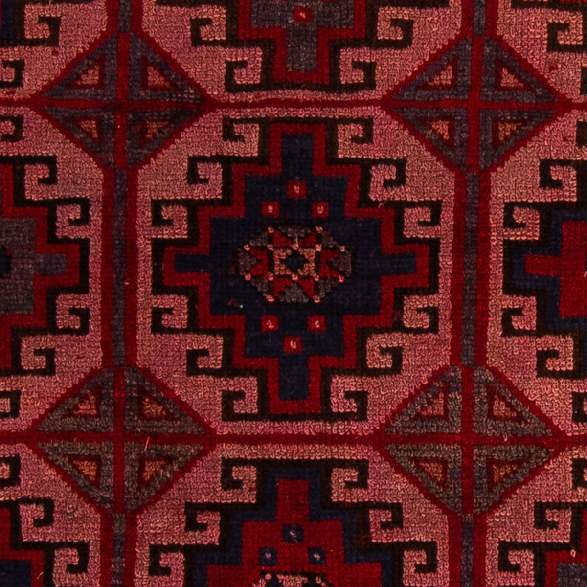 Baluch tapijt - 131 x 104 cm - licht rood