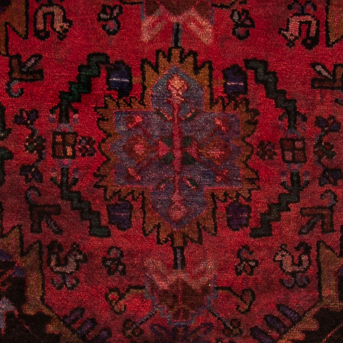 Perzisch Tapijt - Nomadisch - 175 x 115 cm - donkerrood