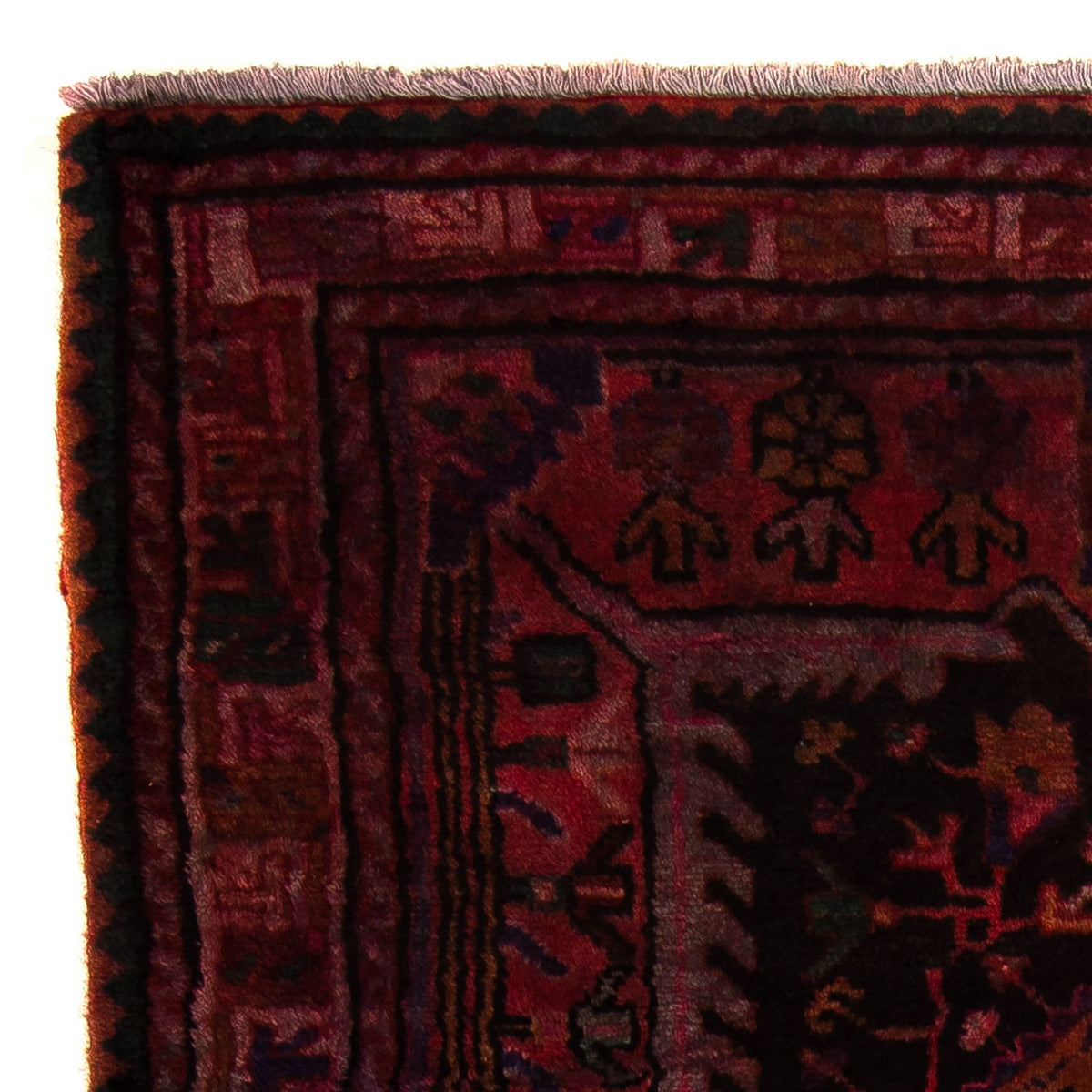 Perzisch Tapijt - Nomadisch - 175 x 115 cm - donkerrood