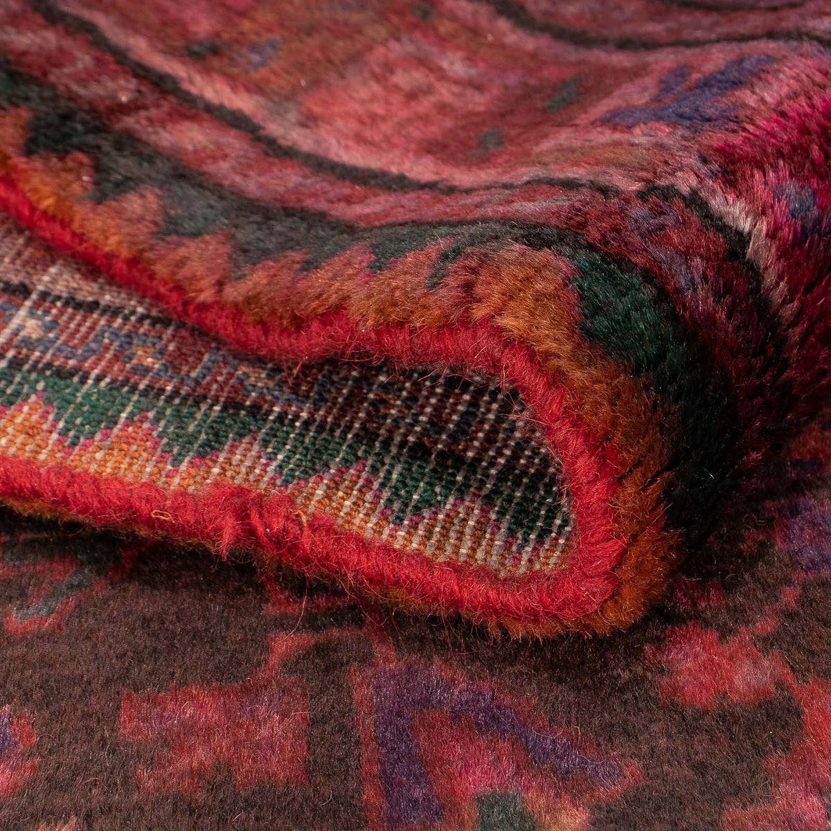 Perzisch Tapijt - Nomadisch - 175 x 115 cm - donkerrood