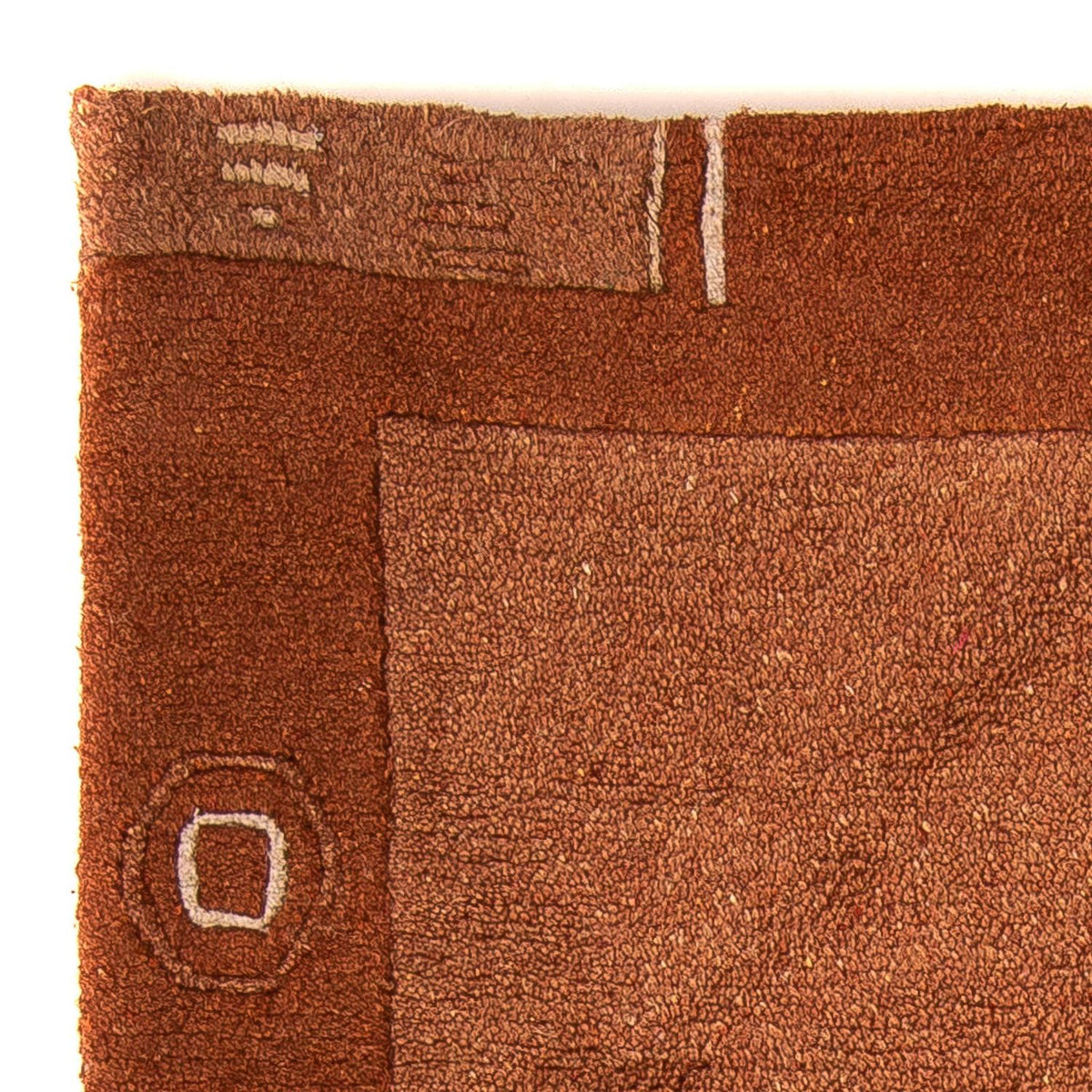 Nepal tapijt - 156 x 93 cm - bruin