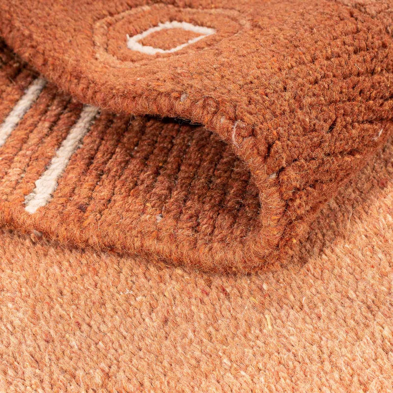 Nepal tapijt - 156 x 93 cm - bruin