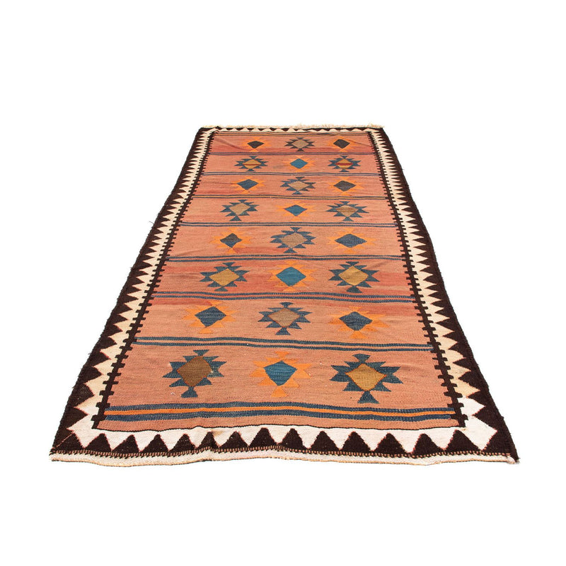 Loper Kelim tapijt - Oud - 260 x 140 cm - veelkleurig